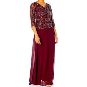 Handmade beaded   beautiful  designs giving special and unique evening gown